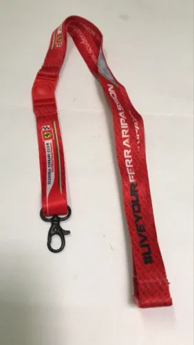 Kit 10 Cordões P/ Crachá Ferrari Scuderia Engate Rápido