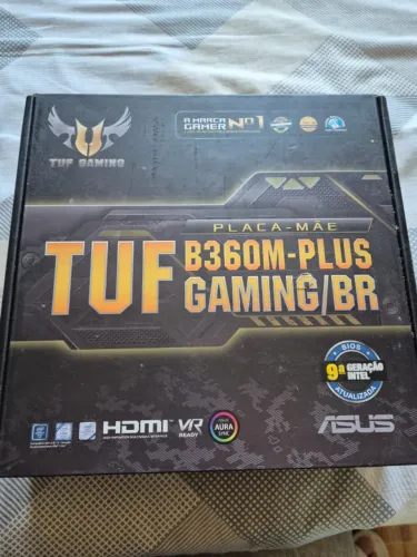 Placa Mae Asus TUF B360M-PLUS GAMING/BR DDR4 Socket LGA1151Intel (LEIA A DESCRIÇÃO)