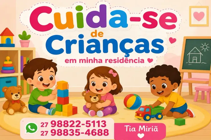 CUIDA-SE DE CRIANÇA EM MINHA RESIDÊNCIA