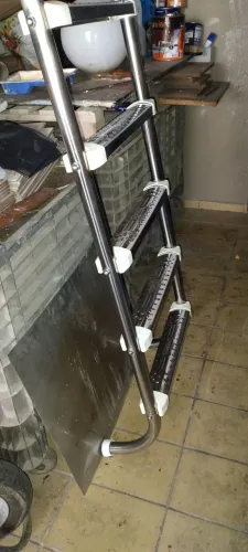 Escada para piscina, 5 degraus sodramar 