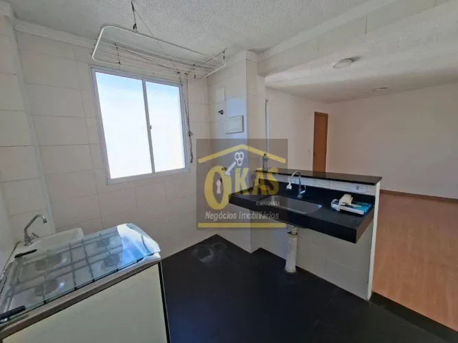 Apartamento com 2 dormitórios para alugar, 47 m² por R$ 1.526/mês - Parque Residencial Cas
