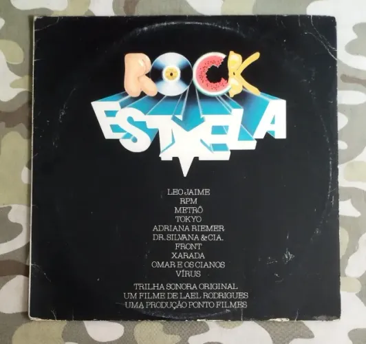 LP Vinil Rock Estrela Trilha Sonora Do Filme Com Encarte 1985 VG+ VG
