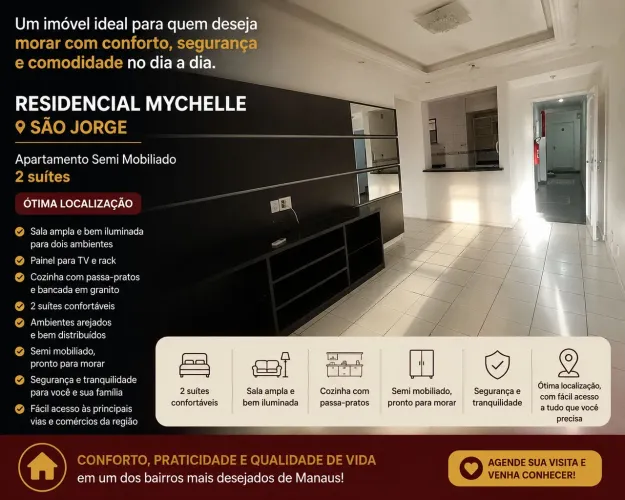 Residencial Mychelle - Apartamento 2 suites