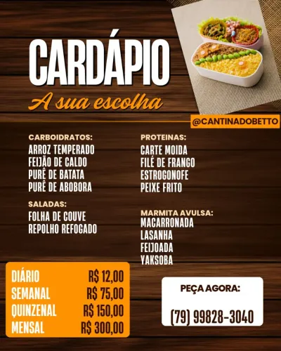 Vendo marmitas congeladas