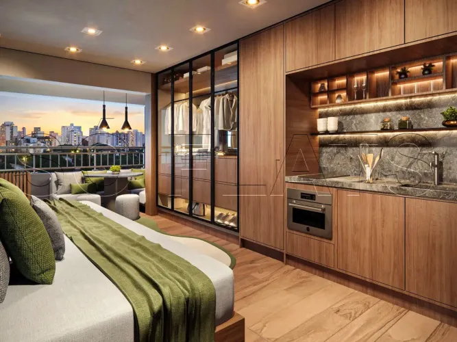 Studio à venda no Butantã 27m² | Próx USP, metrô e com lazer completo e varanda