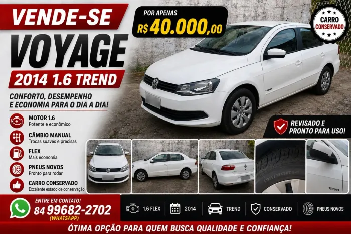 Volkswagen Voyage 1.6/1.6 City MI Total Flex 8V 4P 2014