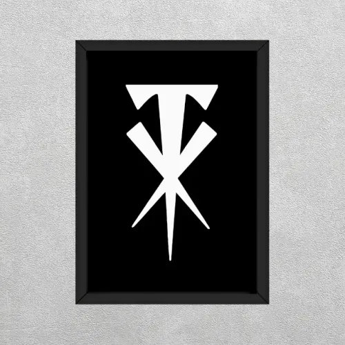 Quadro Decorativo - WWE - Undertaker - Preto
