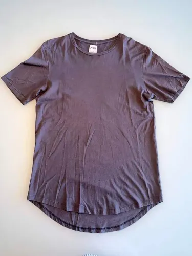 Camisa Zara cor de chumbo