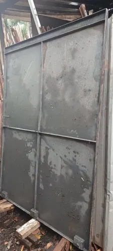 PORTÃO DE CORRER GRANDE 2 FOLHAS COMPLETO COM BATENTE /// R$2500,00/// 