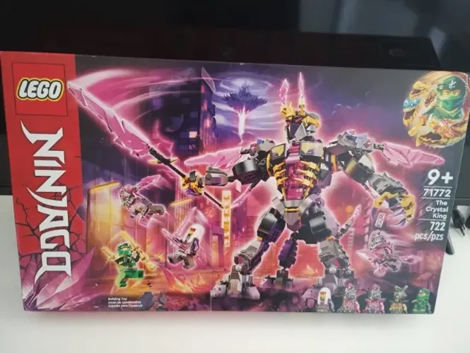 lego 71772 ninjago rei cristal lacrado de fábrica novo