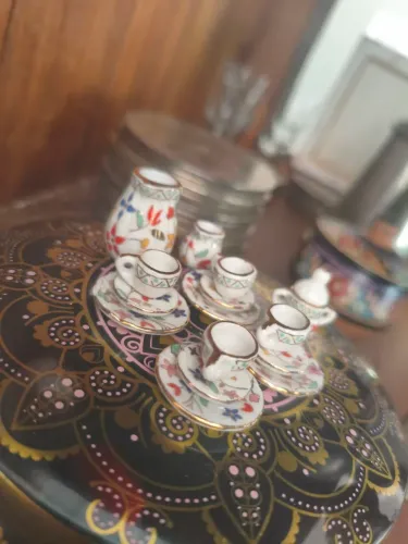 Jogo miniatura de porcelana completo