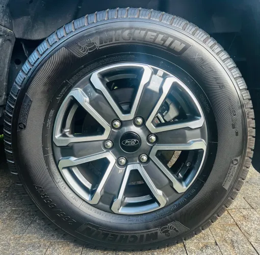 04 Rodas Aro 17 Originais (Ford Ranger 2025) + 04 Pneus Michelin 265 65 17 XLT/AS