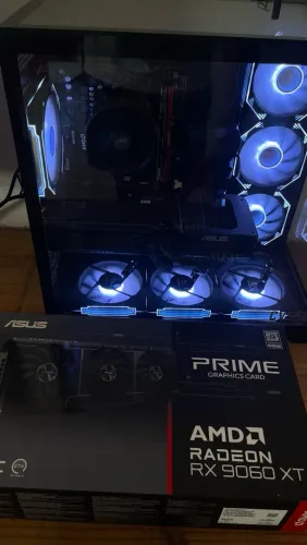Placa de vídeo Rx 9060xt 16gb ASUS PRIME (GARANTIA 2 anos e meio)