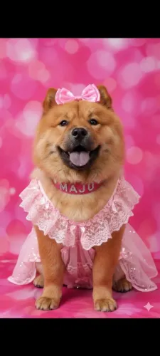 Procura-se Namorado para uma Chow-chow americana.