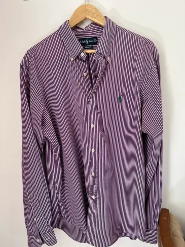 CAMISA MASCULINA MANGA LONGA ROSA GG RENNER (RETIRADA EM VALPARAÍSO)