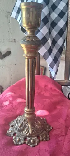 Base para luminaria em bronze(da pra adaptar para vela)
