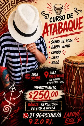 Aulas de atabaque