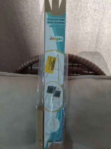 Cavalete tripé para quadro de estudos