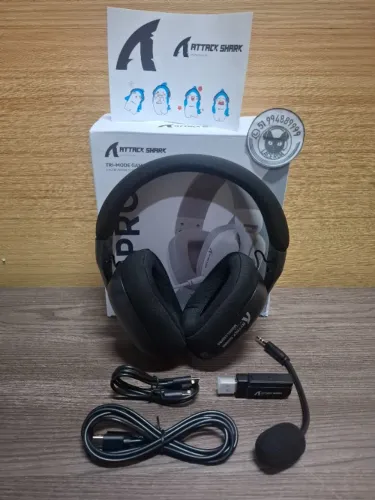 Headset Attack Shark L80 PRO, Tri-Mode [NOVO]