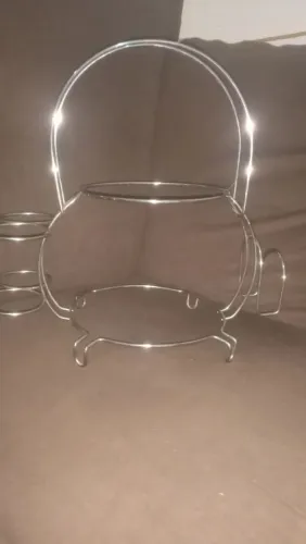 Suporte para pratos de inox