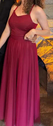 Vestido vermelho para festa