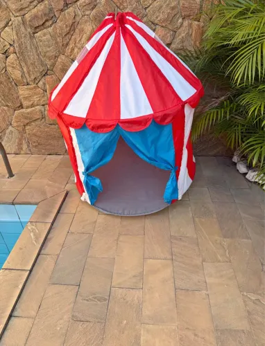 Vendo tenda cabana circo novo 150$