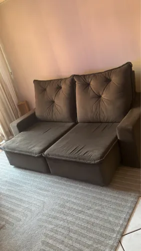 Sofá retrátil 2 lugares