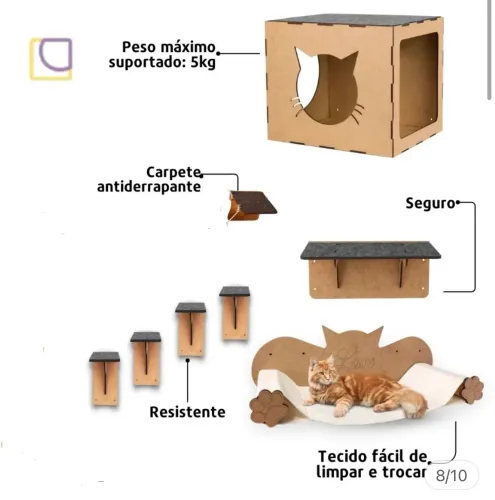 Gatificação - playground kit para gatos 