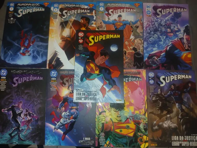 Hqs Superman (9 volumes avulsos), Coríntio (Sandman) e Batgirl e Robin (Ano um)
