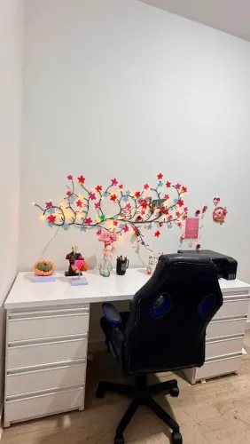 Mesa escritório com gavetas
