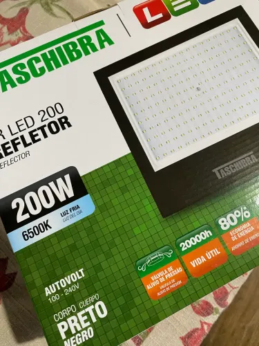 Refletor TR LED 200W 6500K - Bivolt - Taschibra
