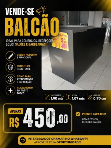 Balcão para comércio loja