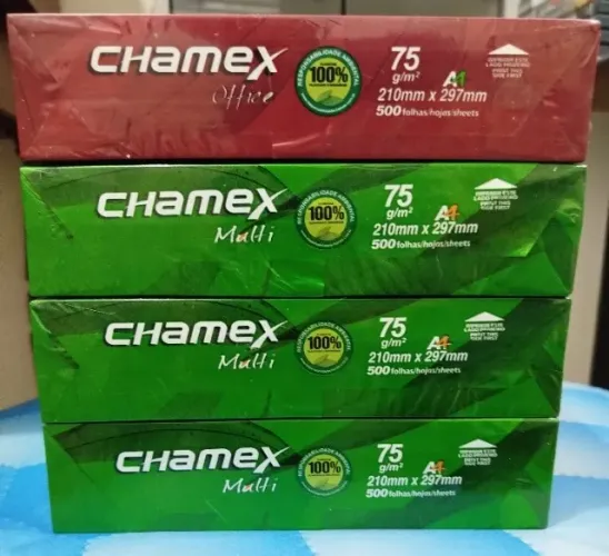Promoção 4 Resmas De Papel Chamex A4 Por R$ 75!