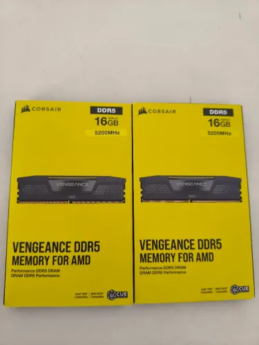 (Novo Lacrado) Kit Memória RAM DDR5 16GB 2X8GB Corsair 5200MHz 10 anos garantia