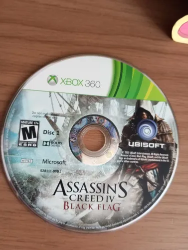 Jogo Assassins Creed Black Flag Xbox 360 - Somente o Disco 1