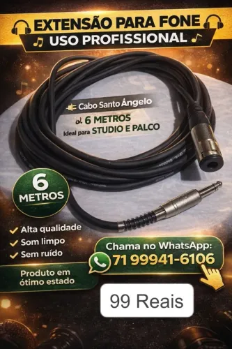 Extenção fone profissional