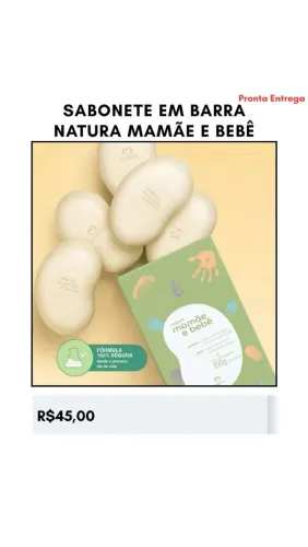 A PARTIR DE 45,00 NATURA/BOTICÁRIO/EUDORA