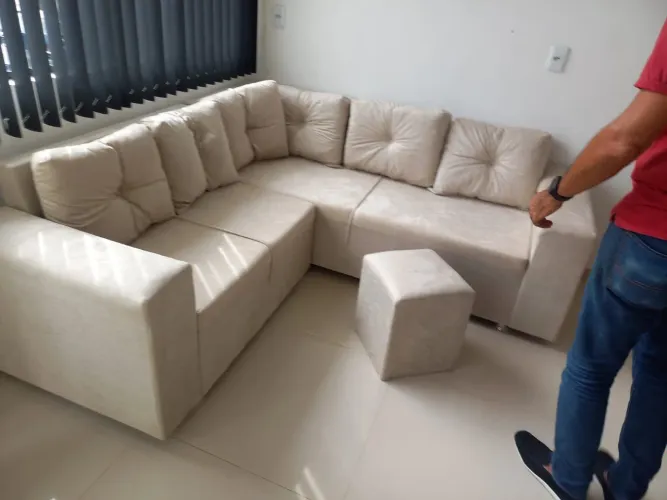 Liquidação de preços sofá canto