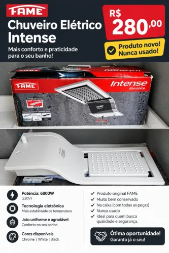 Chuveiro eletrônico intense