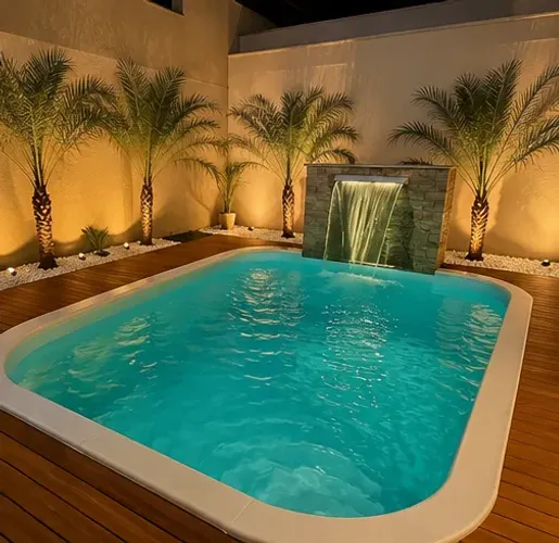 Piscina de Fibra Nova com Instalação COMPLETA