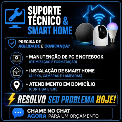 Suporte Técnico e Smart Home em Curitiba e sjp