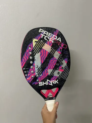 Raquete shark predator pro 20mm + capa
