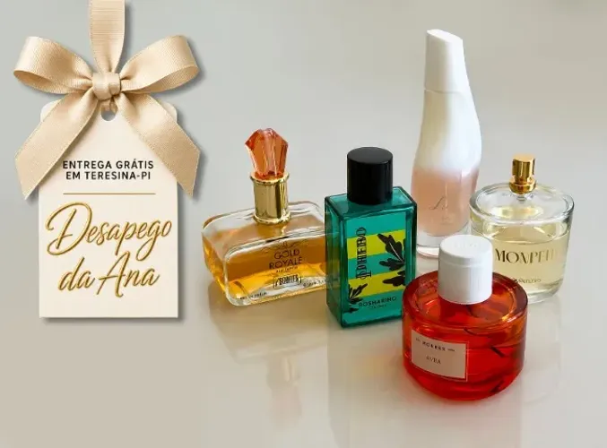 Kit 05 Perfumes por R$ 200 (Korres, Luna Natura, Rosmarino, etc)