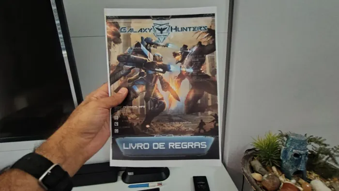 Galaxy Hunters jogo de tabuleiro