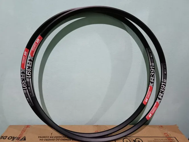 Par de aros DT swiss XR 391 furos 28 aro 29 mtb