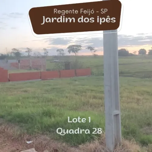 TERRENO JD DOS IPÊS - REGENTE FEIJÓ -SP 208M² Quitado e liberado para Construção ?