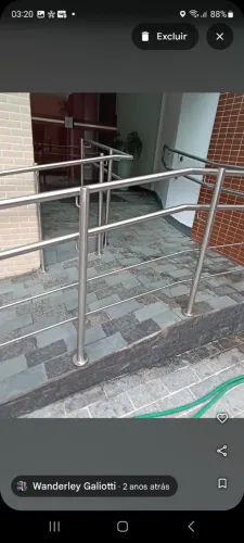 Aço inox corrimão Guarda Corpo 