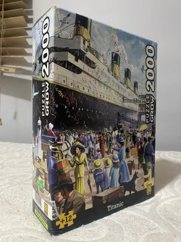 Lindo quebra cabeça Titanic Grow 2000 peças