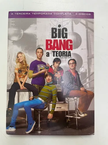 Box DVD The Big Bang Theory: A Terceira Temporada Completa (3 Discos, Original)