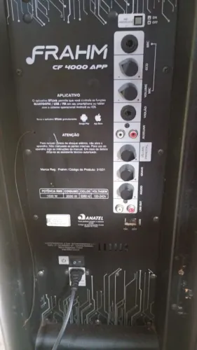 Caixa de som pra saí hj